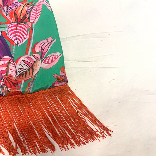 Euphoria Jade Silk Luxury Handbag - Eleni Malami