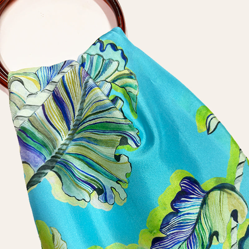 Ioli Ciel Silk Luxury Handbag - Eleni Malami