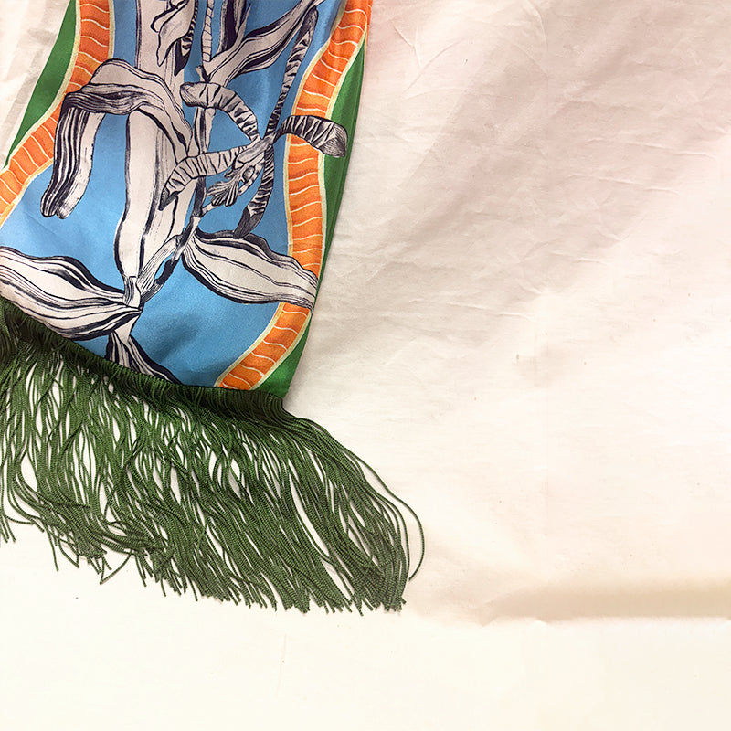 Lily Green & Ciel Silk Luxury Handbag