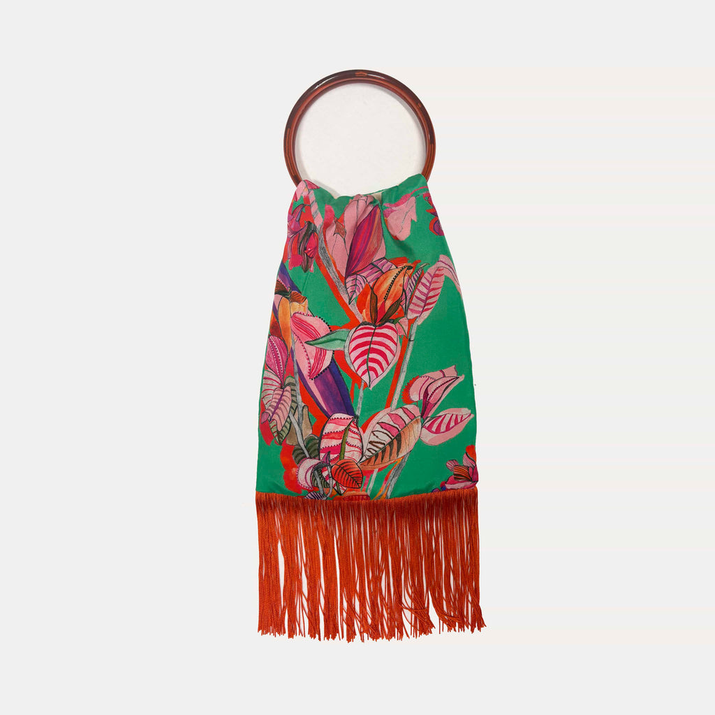 Euphoria Jade Silk Luxury Handbag Eleni Malami
