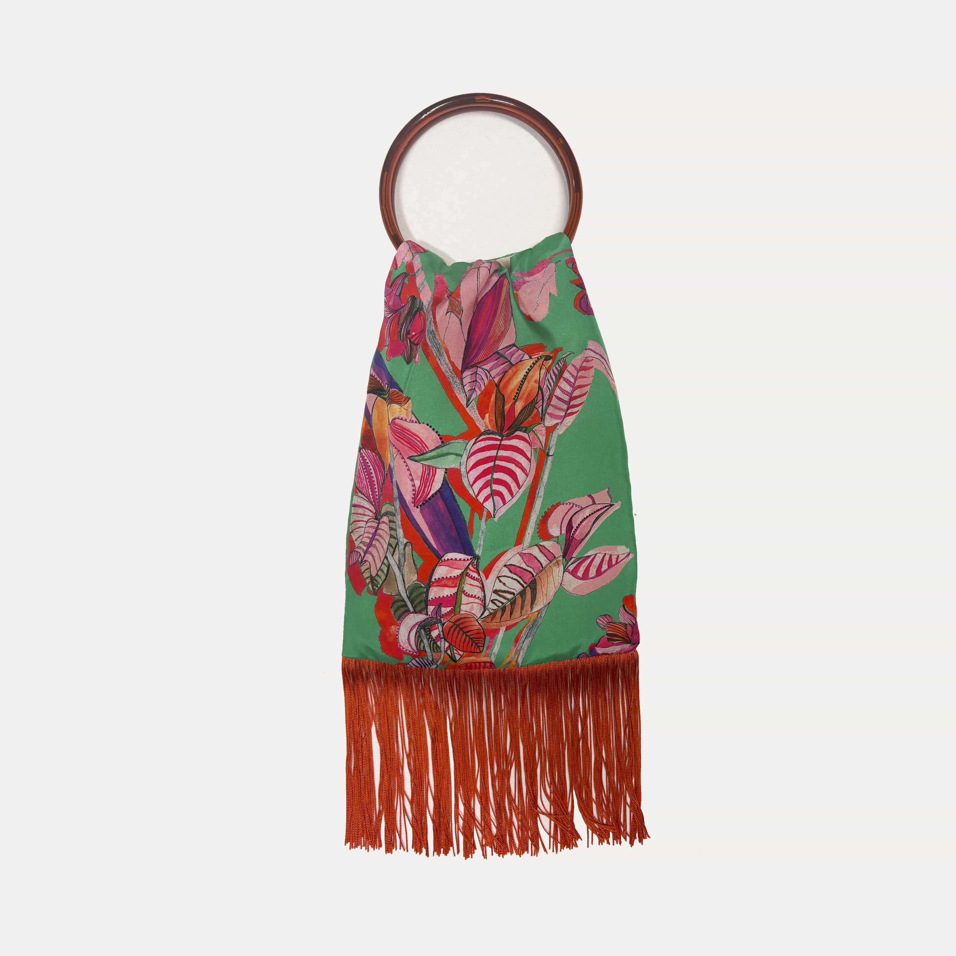 Euphoria Jade Silk Luxury Handbag Eleni Malami