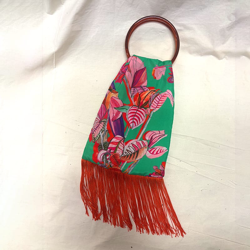 Euphoria Jade Silk Luxury Handbag Eleni Malami