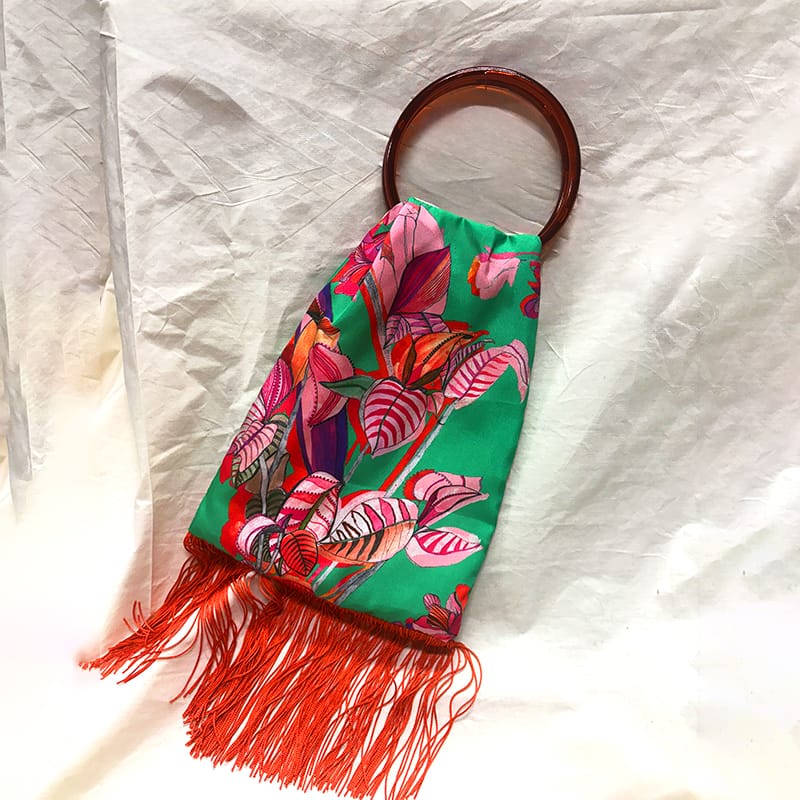 Euphoria Jade Silk Luxury Handbag Eleni Malami
