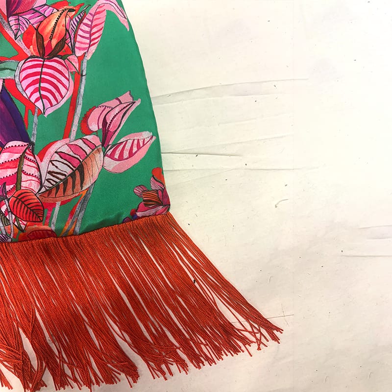 Euphoria Jade Silk Luxury Handbag Eleni Malami