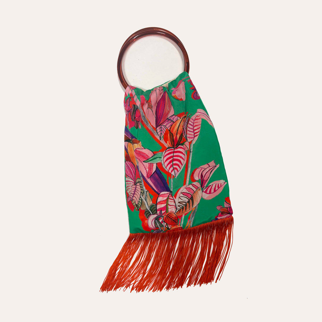 Euphoria Jade Silk Luxury Handbag Eleni Malami