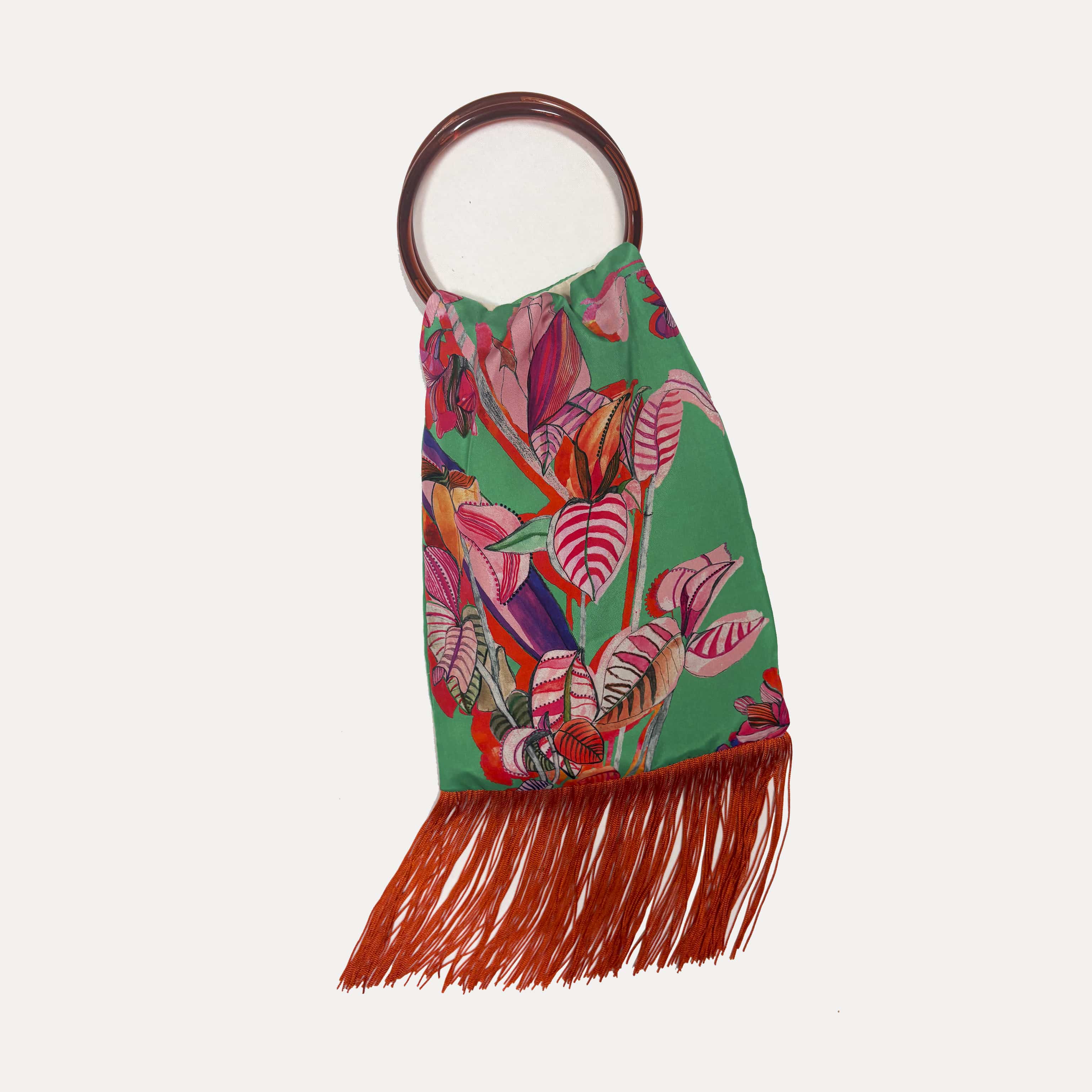 Euphoria Jade Silk Luxury Handbag Eleni Malami