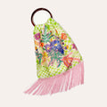 Euphoria Lime Large Silk Luxury Handbag Eleni Malami