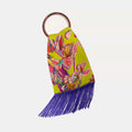 Euphoria Lime Silk Luxury Handbag Eleni Malami