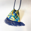 Fern Large Lemon Luxury Silk Shoulder Handbag Eleni Malami