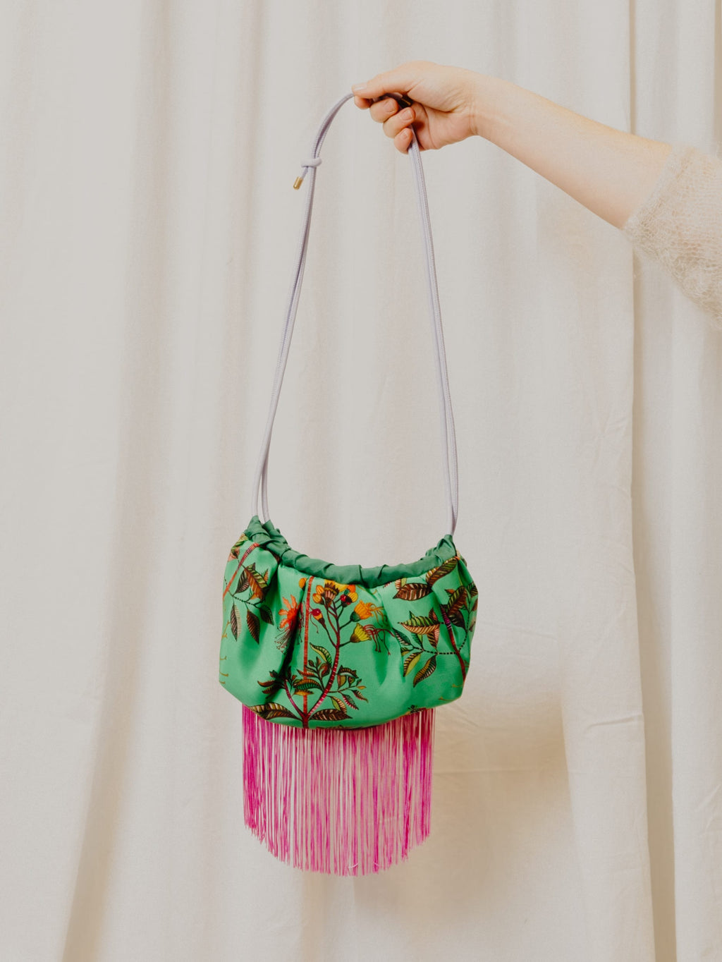 Ioli Aqua Luxury Cross Body Silk Handbag Eleni Malami