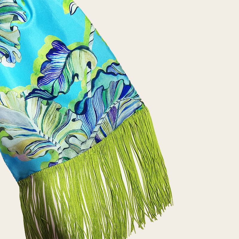 Ioli Ciel Silk Luxury Handbag Eleni Malami