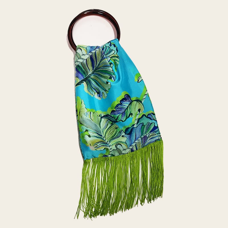 Ioli Ciel Silk Luxury Handbag Eleni Malami