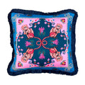 Exotic Monkey Cushion | Michelle Turquoise Throw Pillow Eleni Malami