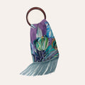 Tulipa Mauve Silk Luxury Handbag Eleni Malami